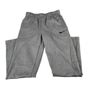 Nike Mens Dri-FIT Training Pants Heather Charcoal Grey Joggers 800191-091 Size M